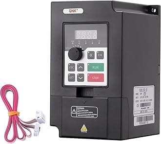 QNK 3KW 4HP 220V AC 14A VFD Converter Single to 3 Phase Inverter Variable Frequency Drive CNC Spindle Motor Speed Controller