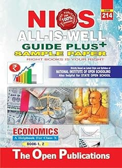 The Open Publications NIOS 214 Economics Class 10 - Guide & Sample Papers