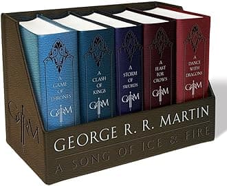 A Game of Thrones / A Clash of Kings / A Storm of Swords / A Feast for Crows / A Dance with Dragons (Song of Ice and Fire Series) (A Song of Ice and Fire) Set of 5 books, Pack of 5