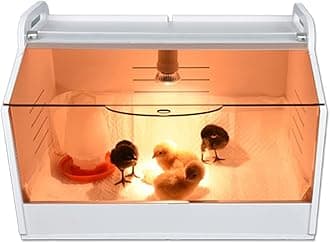 Keep Warm Brooding Incubator with Heat Lamp Set for Chicks Quail Pet Heater Hatching Container Poultry Farm Hatching Equipment Incubation Box
