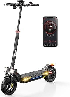 iX3/iX4 Electric Scooter, 10" Off Road Tires, 800W Motor E-Scooter Up to 25/28 Miles Range,Top Speed 25/28 MPH, Adjustable Handlebar Height,Folding Commuting Electric Scooter for Adults