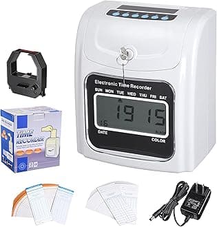 Yescom Attendance Punch Time Clock Kit